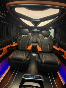 Seggiolino auto in cristallo di lusso tipo secchio <span class=keywords><strong>VIP</strong></span> in pelle comodo reclinabile con Sprinter Van Alphard Vito modello per VIPs - Product Image 1