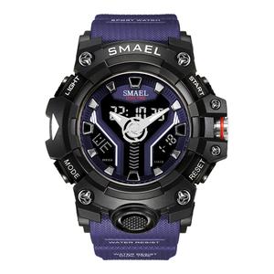 Reloj de Pulsera SMAEL 8075 Analógico y Digital de Doble Hora para Hombre, Reloj Deportivo Más Vendido, Alarma, Nueva Llegada, Marca OEM, Personaliza Tu Propio Reloj - Product Image 5