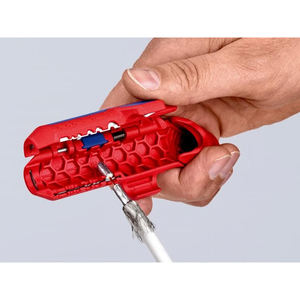 Knipex ergostrip เครื่องมือปอกสายเคเบิลสำหรับสายโคแอกเซียลข้อมูลและสายกลม - Product Image 4