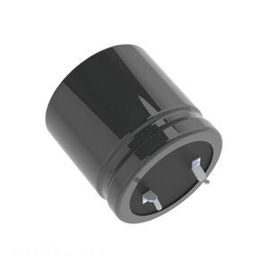 ตัวเก็บประจุแบบ Through Hole รุ่น LGJ2E121MELZ ของแท้ ยี่ห้อ CAP ALUM ความจุ 120uF 20% 250V แบบ Snap-in - Product Image 1
