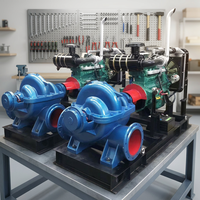 Pompes multi-étages à fente axiale à double aspiration, Pompe centrifuge monostade à fente axiale
