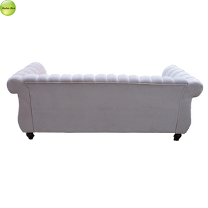 Canapé sectionnel trois places de style royal chinois contemporain en tissu velours, mobilier de luxe pour salon - Product Image 5