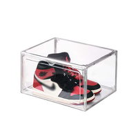 Boîtes de rangement pour chaussures en PET transparent, design moderne, organisateurs de baskets en plastique, porte magnétique, technique d'injection, forme rectangulaire - Meilleures ventes