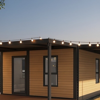 Villa préfabriquée en acier léger pliable, maison modulaire en structure acier, conception personnalisée pour usage résidentiel