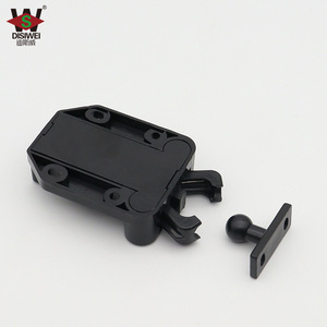 Disiwei Plastic Cabinet Door Latch Beetle Bouncer White Self Locking <b>Rebounder</b> For Furniture Doors - Product Image 3