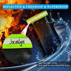 <span class=keywords><strong>Bolsa</strong></span> <span class=keywords><strong>de</strong></span> <span class=keywords><strong>jaula</strong></span> <span class=keywords><strong>Faraday</strong></span> ignífuga impermeable para antirrobo y antiseguimiento protege computadoras portátiles tabletas teléfonos llaves <span class=keywords><strong>de</strong></span> coche - Product Image 2