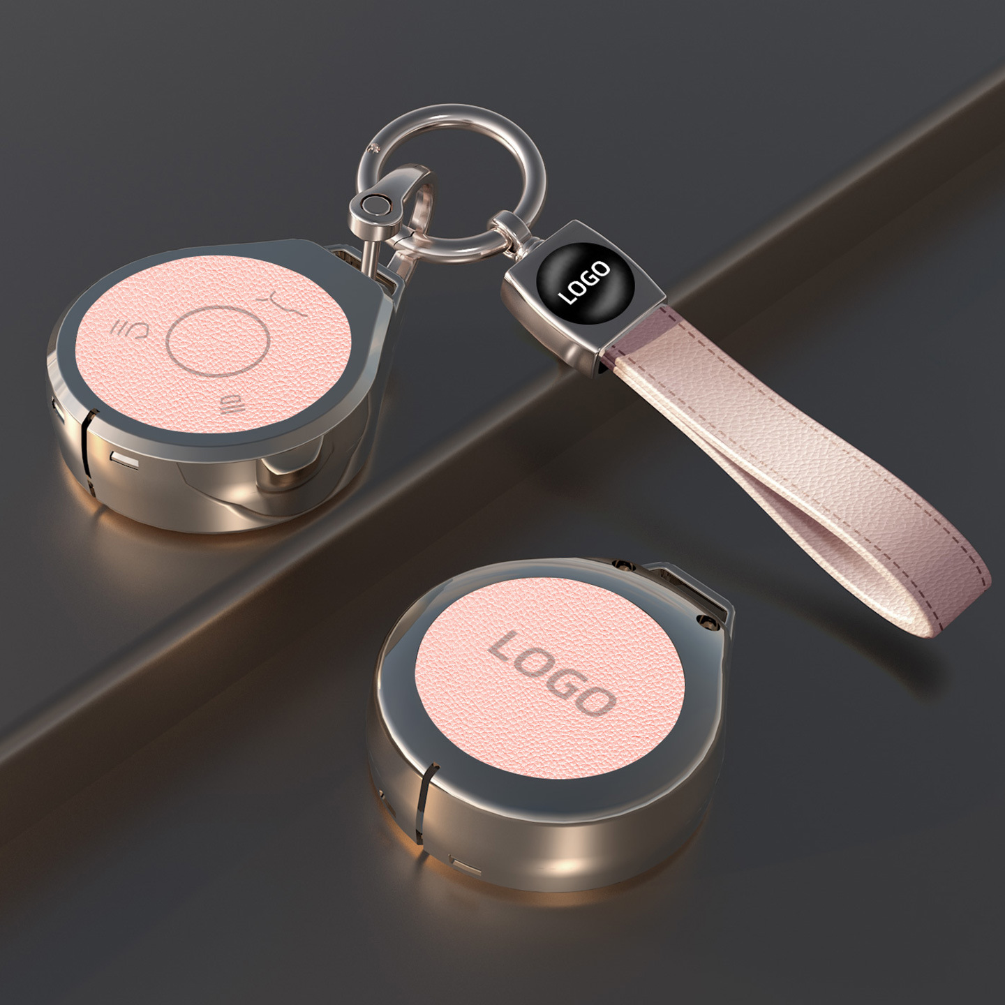 Oliver Car Key Cover Bag - Zinc Alloy Shell High-Grade Buckle for L/U-II/U2 Keys - Guangzhou Nasda T