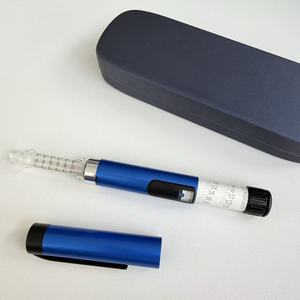 Reusable <b>Gold</b> Plated V4 Injection <b>Pen</b> 3ml Short Stopper Multiple Colors Available Elegant Metal Injector for Skincare Products - Product Image 1