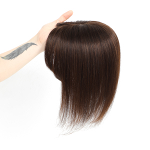 Topper per <span class=keywords><strong>Capelli</strong></span> da <span class=keywords><strong>Donna</strong></span> di Alta Qualità in <span class=keywords><strong>Capelli</strong></span> Umani Europei Vergini al 100% con Base in Seta per <span class=keywords><strong>Capelli</strong></span> Fini - Product Image 4