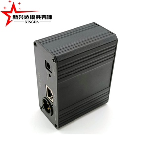 Boîtier électronique en alliage d'<span class=keywords><strong>aluminium</strong></span> avec découpe d'interface de précision, décodeur DMX512 avec installation de prises RJ45 et XLR - Product Image 3