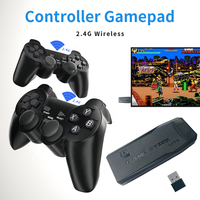 Prix Usine Clé de Jeu M8 Ultra HD 4K, Manette Sans Fil 2.4 GHz, Console de Jeu Rétro Portable M8 avec 20000 Jeux 64 Go