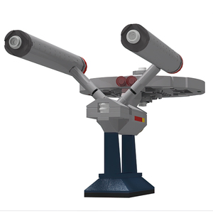 Serie di astronavi per videogiochi Funbuild MOC-6021 blocchi di costruzione aziendali assemblano giocattoli in mattoni per educazione Puzzle - Product Image 4