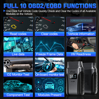  A30M V2.0 OBD2 Scanner Outil de Diagnostic avec Test Actif, Mise à Jour Gratuite, Diagnostic Complet du Système Automobile, 23+ Fonctions de Réinitialisation, Outil de Diagnostic Auto
