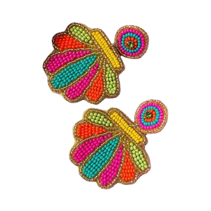 Pendientes caídos bordados a mano de tendencia 2025, joyería de cuentas de moda para mujeres y niñas, artesanías JAVED de calidad Premium - Product Image 1