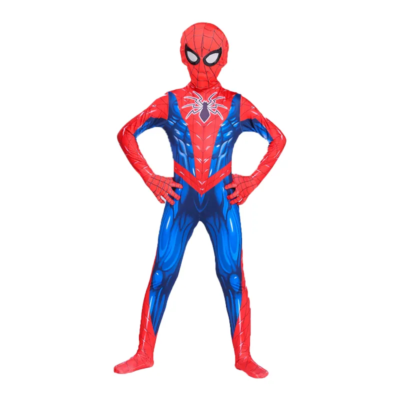 Traje de Spiderman para Adulto y Niño, Traje de Superhéroe para Halloween, Cosplay, Inspirado en Películas de TV, Unisex