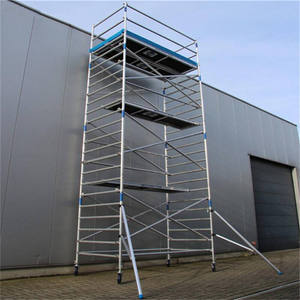 Échafaudage mobile en aluminium Layher, nouvelle conception, tour mobile en aluminium tubulaire avec roues flexibles - Product Image 6