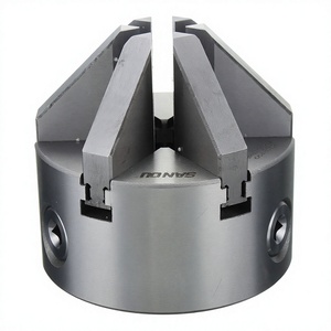 Mandril de Acero Autocentrante de 6 Mordazas Marca SANOU para Torno Metálico de Precisión, Manual, Precisión de 0.05mm - OEM/ODM Personalizable K13-100 K13-125 - Product Image 4