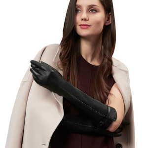 <strong>Leather</strong> <strong>Gloves</strong> Classicecoration Opera Party Elbow Lengthmenstcasualg <strong>Ladies</strong> Women OEM 100% Polyester Winter Plain Goat <strong>Leather</strong> - Product Image 3