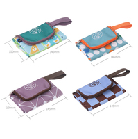 Jeu de société Ludo pliable avec sac de rangement, jeu de société familial portable pour enfants et adultes
