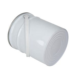 Certification Iso 178*200mm anneau de verrouillage poignée seau en métal avec couvercle fer blanc 5 <span class=keywords><strong>litres</strong></span> boîte de conserve pour le stockage de grains de café - Product Image 2