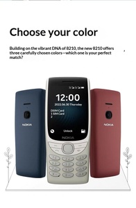 Nokia 8210 Symbian 4G <span class=keywords><strong>2022</strong></span> Full Netcom, <span class=keywords><strong>téléphone</strong></span> mobile robuste pour seniors avec écran de 2,8 pouces et batterie de 1000-1499 mAh - Product Image 2