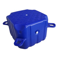 Bouée marine de couleur unie de ponton en plastique HDPE de grande flottabilité de vente chaude pour la construction de dock et l'application de dock/bateau de bateau