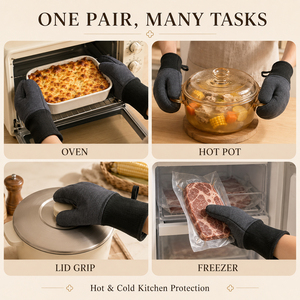 Guante de Cocina Aislante de Calor, Antiescaldaduras, para Proteger las Manos, en Oferta - Product Image 2