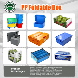 <span class=keywords><strong>Boîte</strong></span> pliable en panneau alvéolaire PP, boîtes de rangement industrielles durables, vente en gros, fabricant OEM, <span class=keywords><strong>boîte</strong></span> d'emballage en PP ondulé personnalisée - Product Image 2