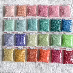 Hisenlee 100G カラフルな砕いたガラス不規則な石チャンキーシークイン虹色のフレーク DIY エポキシ樹脂クラフト愛 <span class=keywords><strong>2</strong></span>-4MM 手作り - Product Image 2