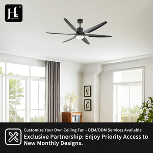 42-inch black ceiling fan lamp Dc motor modern decorative plastic blade Dc motor <b>light</b>-emitting diode ceiling fan with lamp - Product Image 5