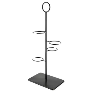 Giá để ly rượu, giá trưng bày rượu vang bằng kim loại, để bàn, kiểu cây, 4 ly - Product Image 5