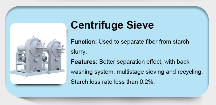 Cassava starch processing machine cassava starch production line