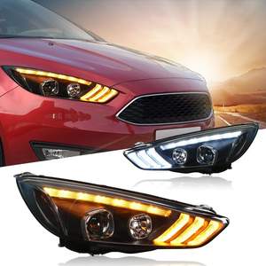 Conjunto de Faros Delanteros con Lentes Modificados de Xenón, Luces LED de Circulación Diurna y Señales de Giro para Modelos Fox 15-17 - Product Image 4