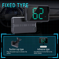 Affichage Tête Haute (HUD) LED Universel S9 2025 avec Garantie de 6 Mois pour GPS de Voiture, Compteur de Vitesse Beidou, Véhicule Électrique à Énergie Nouvelle