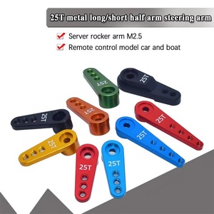 Nouveau bras de servo simple en aluminium 25T <span class=keywords><strong>M3</strong></span>, composants de moteur pour bateaux RC <span class=keywords><strong>HL</strong></span> HSP HD Power DS3225 MG996R, pièces de rechange - Product Image 2