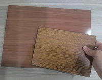 Échantillon Gratuit - Panneau Aluminium Composite Effet Bois pour Façade de Bâtiment Commercial, Épaisseur 3mm, 4mm, 5mm