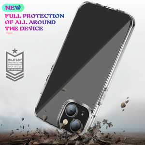 Cho <span class=keywords><strong>Iphone</strong></span> 15 Cộng Với 14 13 12 Mini 11 Pro Max <span class=keywords><strong>6</strong></span> 7 8 Cứng Acrylic PC Cover Quay Lại Trong Suốt Chống Sốc Mềm <span class=keywords><strong>TPU</strong></span> Điện Thoại Di Động Trường Hợp - Product Image 3