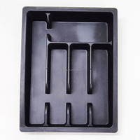Grand organisateur de tiroir à argenterie Plateau à ustensiles extensible pour la cuisine Couverts et porte-couverts sans BPA