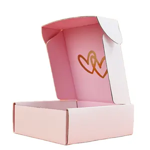 Caja de zapatos blanca con logotipo estampado personalizado caja de embalaje de ropa de papel ambiental
