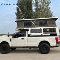 Tente de toit souple escamotable pour camping en plein air, compatible avec les pick-up Toyota Tacoma, Ford F-350, Toyota Hilux, Jeep Gladiator