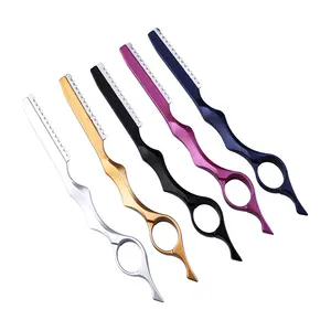 Stainless Steel Professional Salon Sharp Barber Razor Blade Cutting Thinning Knife Hair Cut Razors
