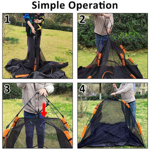 새로운 디자인 팝업 터널 실내 애완 동물 놀이터 캐리 백 고양이 햄스터 토끼 인클로저가있는 야외 텐트 - Product Image 3