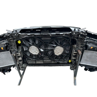 Bumper Depan Bekas untuk Porsche Cayenne 9Y0, Termasuk Grille Depan, Lampu Depan, Kipas Pendingin, Fender, Kap Mesin, dan Body Kit SD.