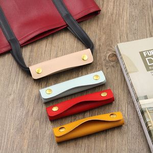 Custompu Leather Fashion Durable Luggage Grip Protector Soft Handbag Handle <b>Wrap</b> Tote Purse Wallet Protectors Covers - Product Image 4