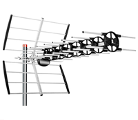 Antenne numérique HDTV Yagi longue portée 100KM OEM extérieure DVBT2 UHF 470-790MHz de haute qualité avec filtre 4G/5G en aluminium et plastique