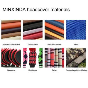 OEM Großhandel Leder Custom Applique Stickerei <span class=keywords><strong>Golf</strong></span> <span class=keywords><strong>Club</strong></span> Head cover Treiber abdeckung - Product Image 3