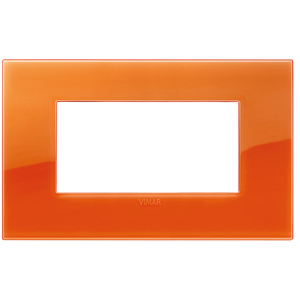 Vimar Placca Classic 4M Reflex Orange Wall <b>Switch</b> Cover 14.5x9 Cm - Product Image 1