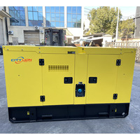 Générateur diesel silencieux triphasé 15 KVA 12KW avec démarrage automatique, démarrage à distance, châssis ouvert, ATS