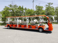Mini-bus électrique 23 places, navette, bus touristique pour parc à thème, fête, mariage, 28 km/h, autonomie 100 km, couleurs personnalisées LHD RHD