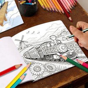 Quaderno Personalizzato con Stampa, Sketchbook Personalizzabile per Bambini, Adulti, Amanti dei Cani, Libri <span class=keywords><strong>da</strong></span> <span class=keywords><strong>Colorare</strong></span> Antistress, Materiale Scolastico - Product Image 2